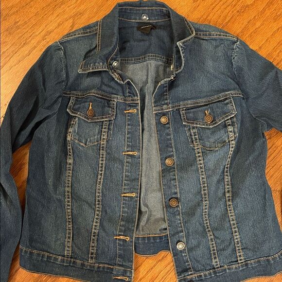 I ❤️ Ronson blue, jean jacket size large excellent condition - Picture 2 of 9